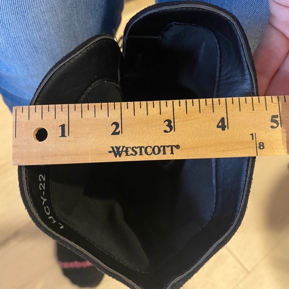 Back Lace Up Mid Faux suede Block Heel Over The Knee Thigh High Boot round toe - Picture 15 of 16